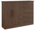 CÔMODA NEW ATHOS 5G 2P 100% MDF 1,36m - D' DORO - 6.4/SR/6.3/LD/RF 4