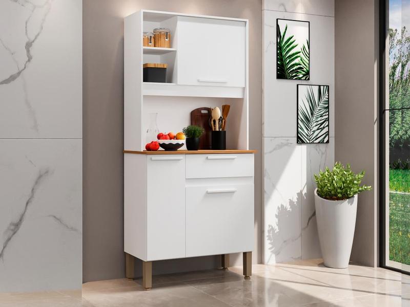 Armário Kit de Cozinha Lia - 83CM - 3 P 1G 3N 3.1/SR/LD/TD