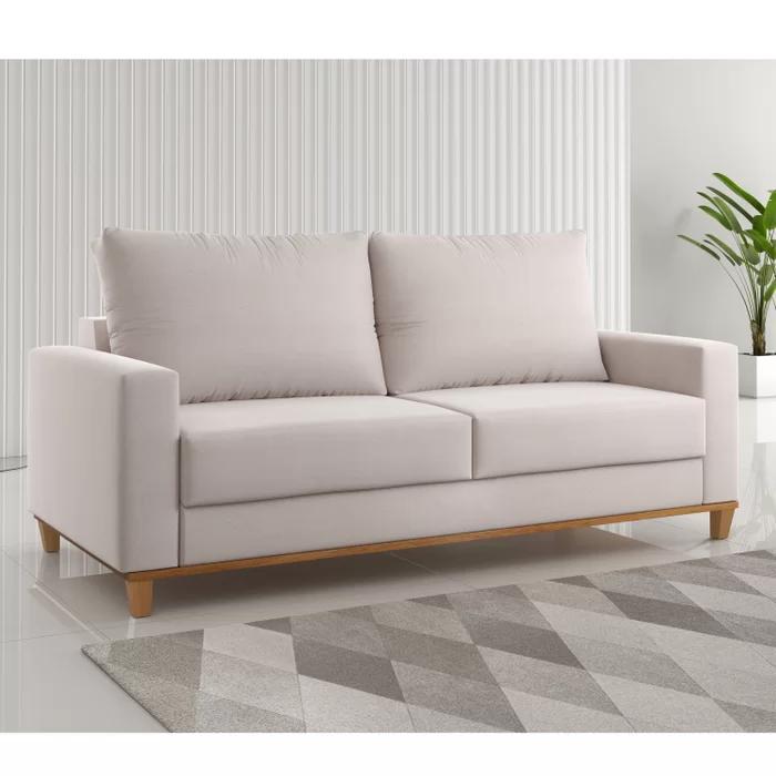 Estofado Felicia/Palazo - living - 181,5cm - linho Viero - 7.3- SR/TD - 7.0/PR/RN - 6.4 - TRA