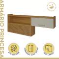 Armário Aéreo Basculante Princesa 2P1N 100%MDF - 200cm - Nesher - 5.4/SR 5.3/LD/TRA 5.1/RN 6