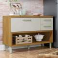 Balcao Princesa 120 1P2G1N com Cx Org 100%MDF -Nesher - 5.5/SR/TRA/LD 2