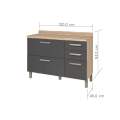 Balcão Condessa 120 2P3G - Nesher - 4.6 - SR 5