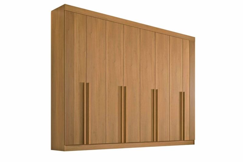 Roupeiro GR Daymond 8P 8G D'Doro 100%MDF - 2.75m - 1.9/LD/RF/TD 1.8/SR/PR