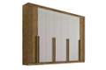 Roupeiro GR Daymond 8P 8G D'Doro 100%MDF - 2.75m - 1.9/LD/RF/TD 1.8/SR/PR 2