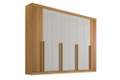Roupeiro GR Daymond 8P 8G D'Doro 100%MDF - 2.75m - 1.9/LD/RF/TD 1.8/SR/PR 3