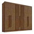 Roupeiro Athos 6P ripado 100%MDF - 2,78m - D Doro - 2.59 - SR 1