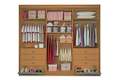 Roupeiro Athos 6P ripado 100%MDF - 2,78m - D Doro - 2.59 - SR 5