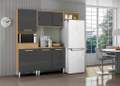 Cozinha Compacta Isabelle c Balcao  100%MDF- 2,01m - Aramoveis - 4.8/SR/PR 1