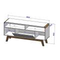 Rack Lazuli  TV até 55 Polegadas - 1.35m  - Bechara - 3.4 - CW - 3.1 - RF 3