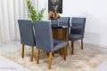 Mesa de Jantar Helo 120×90 c/ 4 cadeiras Roma Veludo - 8.4 - RF 3