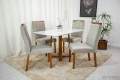 Mesa de Jantar Pedro 120x80 c/ 4 cadeiras Lisboa veludo - 1.13 - RF 5