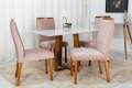 Mesa de Jantar Pedro 120x80 c/ 4 cadeiras Lisboa veludo - 1.13 - RF 3