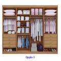 Roupeiro GR Daymond 8P 8G D'Doro 100%MDF - 2.75m - 1.9/LD/RF/TD 1.8/SR/PR 8