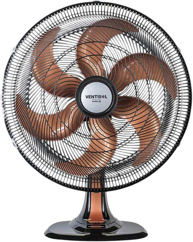 Ventilador Premium Turbo 6P 50cm 127v Preto/Bronze Ventisol - 1.9 - SR