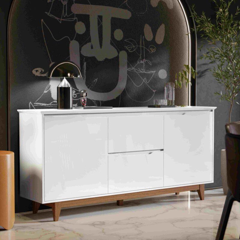 Aparador Buffet Flow 2P 2G - EJ Moveis - 1,63m - 4.7/SR