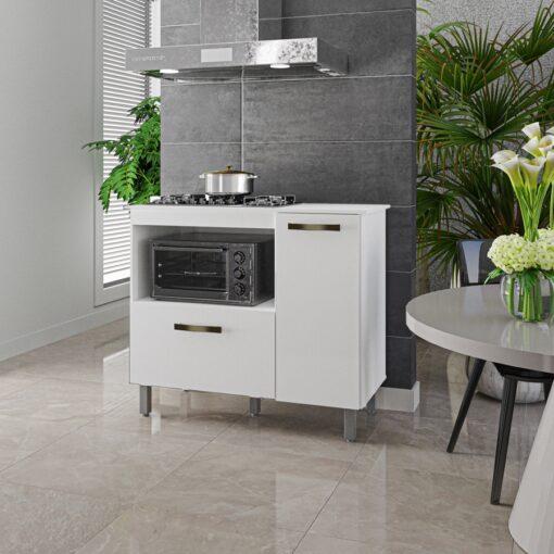 Balcão Cooktop Antonella-4/5Bocas -1,14m – BORSARI - 2.8 - PR/TD