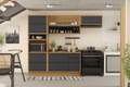 Cozinha completa Lisboa 2,70m - Itatiaia - 100MDF - 2.1 - TRA 2
