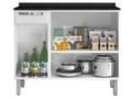 Cozinha Completa Rose 4 peças Aço - 2,45m - Itatiaia - 1.03 - LD 6