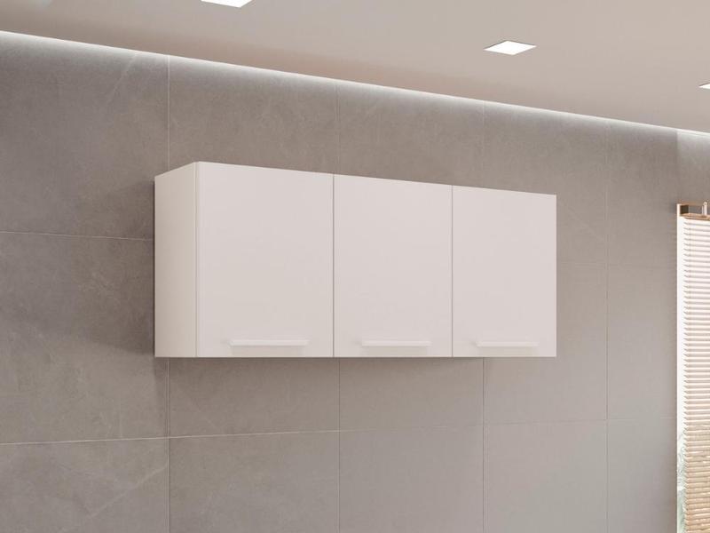 Armário de Cozinha Aéreo New Valência Triplo - 1,20m - 1.7 - LD/PR/SR/TD