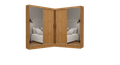 Closet Santiago Plus 1,31x1,31  – CARIOCA MÓVEIS - 1.1/TD 1