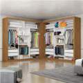 Closet Veneza/Clara Plus 1,85x1,85 - Cinamono/Branco – CARIOCA MÓVEIS - 1.58 - TD 2