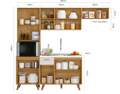 Cozinha Olinda - 2.33m – Poliman - 6.7 - TD - 7.3 - LD/RF 3
