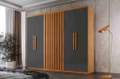 Roupeiro Guarda-Roupa Cairo 6P Rufato 100%MDF - 1,80m - 8.4/PR/TD/7.9/RF 3