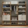 Closet 3 Torres  2,17m - TW404 Off White/Freijó – DALLA COSTA - 1.28 - TD 3