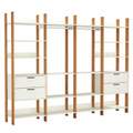 Closet 4 Torres TW406  - 2,89m - Off White/Freijó – 100% MDF -  DALLA COSTA -  1.54 - TD 2