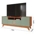 Rack Bancada Paris 1,80m - 100%MDF - Permobili - 4.4 - TRA/RF 3
