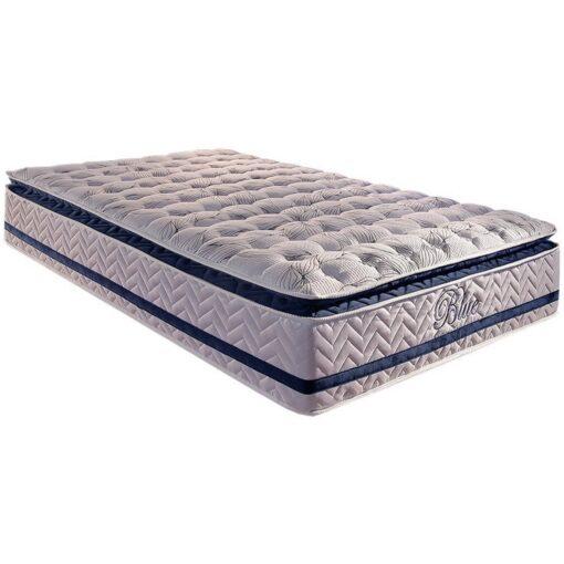 Colchão Solteiro D33 Molas Ensacadas Visco Gel Master Pocket Blue Pillow Top - Paropas - 6.9/TD