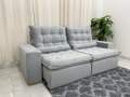 Estofado Sofá Retrátil Reclinável Small - 2.30m - pillow 14cm - 1.25/LD 5