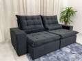 Estofado Sofá Retrátil Reclinável Small - 2.30m - pillow 14cm - 1.25/LD 6