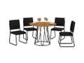 Conjunto de Mesa Napoli Tampo Circular 1,00m C/ 4 Cadeiras - 9.0 - LD 2