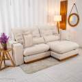 Estofado Sofá Retrátil e Reclinável Arthur/Toronto 2.50m – Pillow 28cm - 1.91/PR/2.02/TD/2.18/RF 10