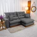 Estofado Sofá Retrátil e Reclinável Arthur/Toronto 2.50m – Pillow 28cm - 1.91/PR/2.02/TD/2.18/RF 2