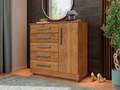 CÔMODA VITÓRIA C/ CHAVE 5 GAVETAS E SAPATEIRA 1 PORTA - 99 CM - RUD RACK - 3.0/RF/LD 8