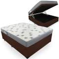 Colchão Casal Light D33 + Base Box Baú – Ortobom + Biostar 2