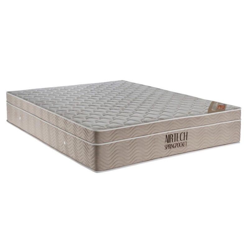Colchão Queen AirTech SpringPocket D26 Molas Ensacadas - 25x158x198cm - ORTOBOM - 8.9 - PR - 9.1 - RN - 9.6 - SR/LD 9.5/RF