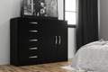 Cômoda 2 portas e 5 gavetas Atenas - 123 cm - EVIDÊNCIA MÓVEIS - 2.8 - PR 4