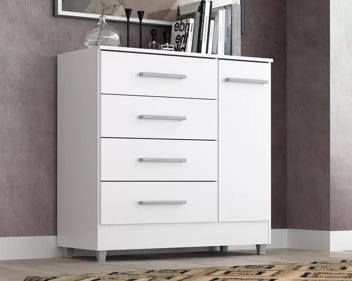 Cômoda Laura 4G 1 P- 82cm - Quarta Divisão - 2.9/SR