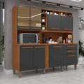 Kit Cozinha Antonella c/ Espelhos 8P2G - 2,10m - Imop - 9.0/LD/TD/9.1/PR/9.5/SR/CW 2