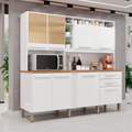 Kit Cozinha Antonella c/ Espelhos 8P2G - 2,10m - Imop - 9.0/LD/TD/9.1/PR/9.5/SR/CW 1