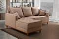 ESTOFADO SOFÁ C/CHAISE MILÃO - LINHO - 230cm - EVIDENCE - 1.75/RN/1.63/SR/1.61/RF 1