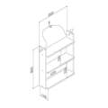 Nicho Decorativo AM 3119  – Movelbento- 6.5- TD 3
