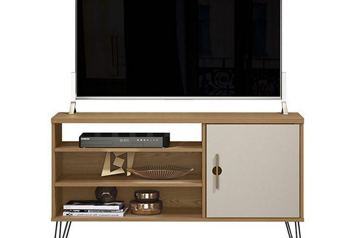 RACK PARATY P/ 50" 1 PORTA MDF - 120 cm - LINEA BRASIL - 2.7 - TRA