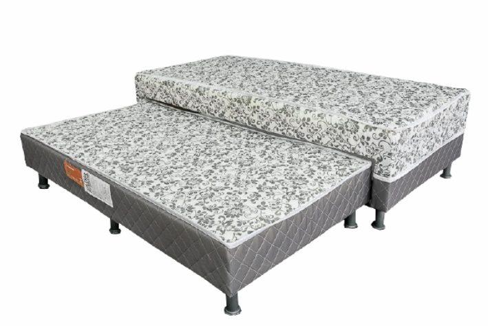 Cama Box COLCHOBOX SOLTEIRO C/AUXILIAR GARDENIA/AÇUCENA D28 ORTOPÉDICO - 54x88x188cm - BONATO - 4.9/RN