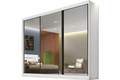 ROUPEIRO GR SOLLO 3P ESPELHADAS 8G NOVO HORIZONTE 100%MDF - 273,6cm - 2.3/RN/PR 1