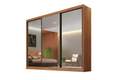 ROUPEIRO GR SOLLO 3P ESPELHADAS 8G NOVO HORIZONTE 100%MDF - 273,6cm - 2.3/RN/PR 3