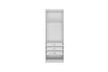 ROUPEIRO MÓDULO RIZON 2 PORTAS 3 GAVETAS NOVO HORIZONTE 100%MDF - 80,4cm - 6.0 - RN 2